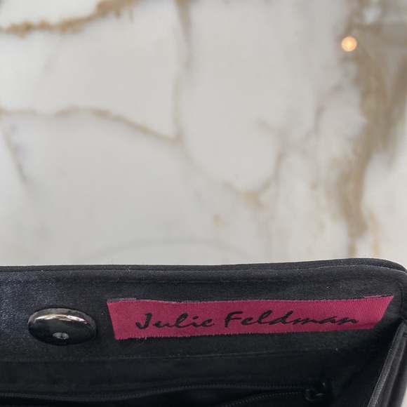 Julie Feldman evening bag, beautiful bouquet de roses, unique piece of art. - Picture 4 of 6